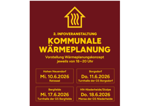 Plakat 2. Infoveranstaltung