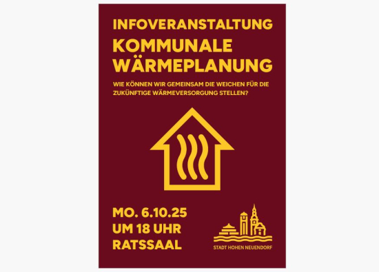 Plakat - Wärmeplanung
