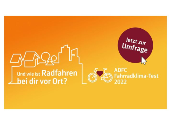 ADFC-Fahrradklimatest 2022 – Und wie ist Radfahren bei dir vor Ort? Link zur Umfrage
