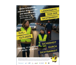 Plakat 2024 - Sicherheit durch Sichtbarkeit